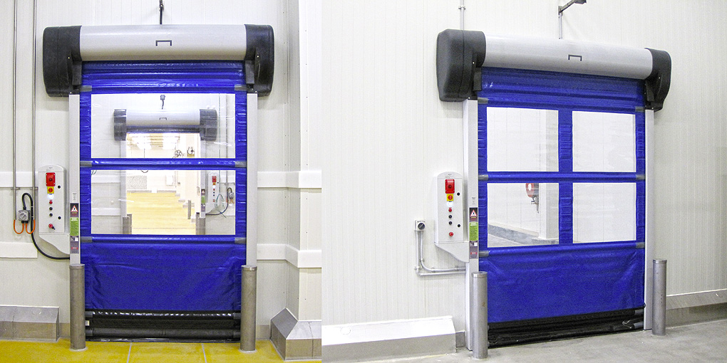 Lastly, the multi-composite structure of the high-speed doors for the food processing industry is perfectly suited to an environment which uses panels. Multi-composite high-speed flexible doors for insulation panels