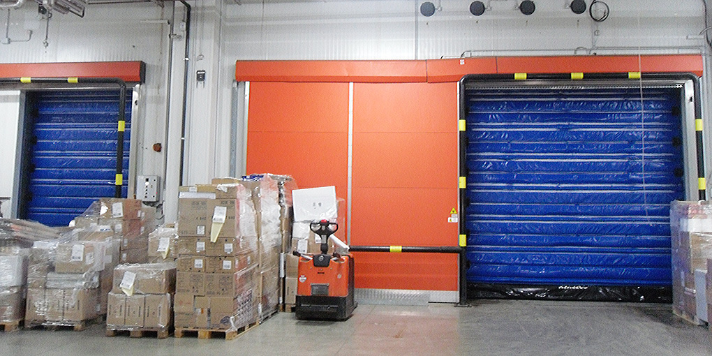 High-speed cold storage flexible door