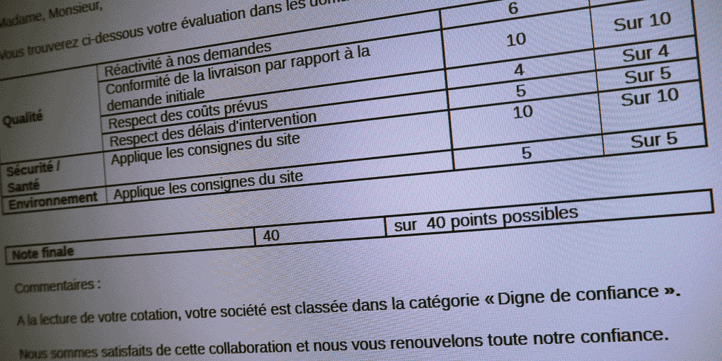 Témoignages entretien porte souple rapide