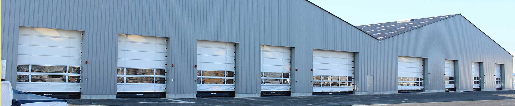 Fast acting doors for exterior