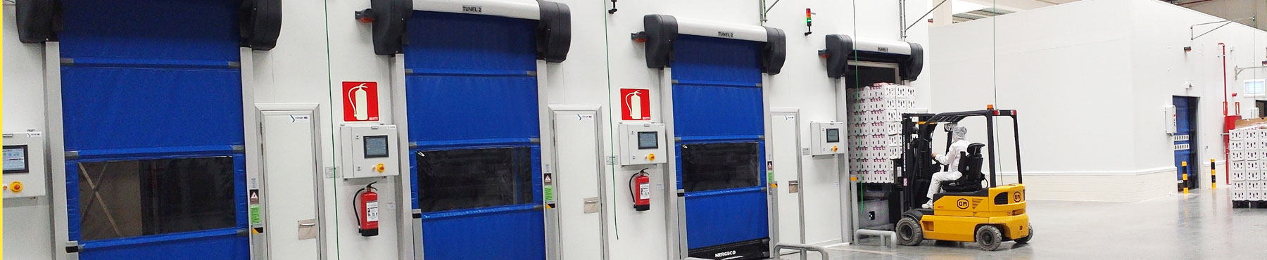 High speed doors for each activity